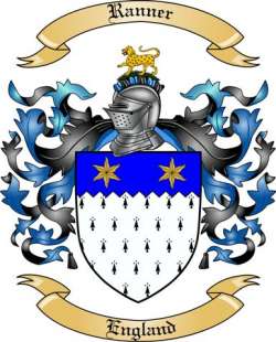 Ranner Family Crest from England