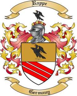 Rappe Family Crest from Germany