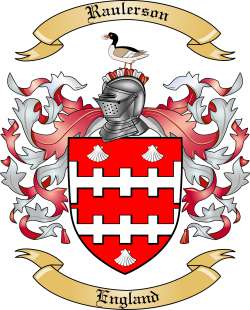 Raulerson Family Crest from England