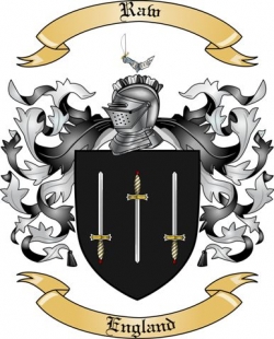Raw Family Crest from England
