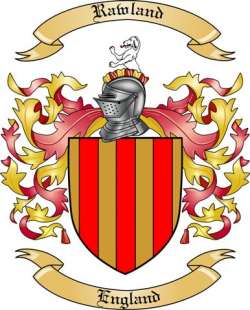 Rawland Family Crest from England2