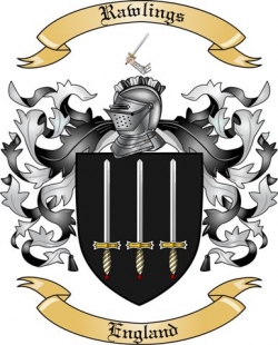 Rawlings Family Crest from England