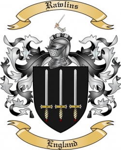 Rawlins Family Crest from England