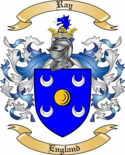 Ray Family Crest from England