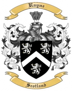 Rayne Family Crest from Scotland