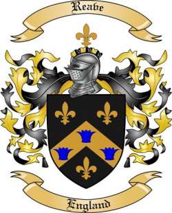 Reave Family Crest from England