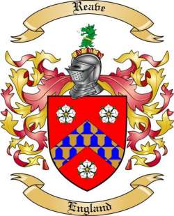 Reave Family Crest from England2
