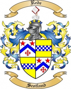 Rede Family Crest from Scotland