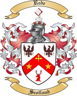 Rede Family Crest from Scotland2