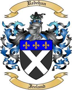 Redehan Family Crest from Ireland