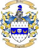Reder Family Crest from England