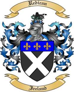 Redican Family Crest from Ireland