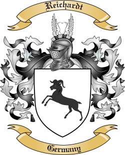 Reichardt Family Crest from Germany2