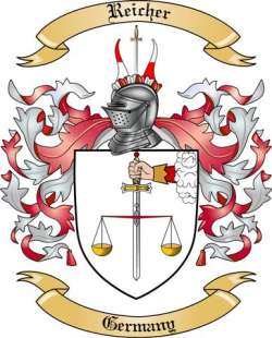 Reicher Family Crest from Germany2