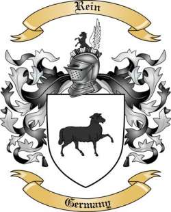 Rein Family Crest from Germany2