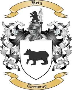 Rein Family Crest from Germany3