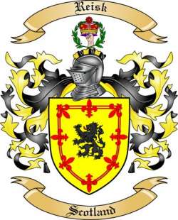 Reisk Family Crest from Scotland