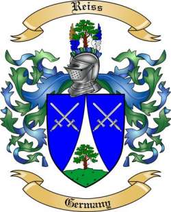 Reiss Family Crest from Germany2