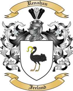 Renahan Family Crest from Ireland2