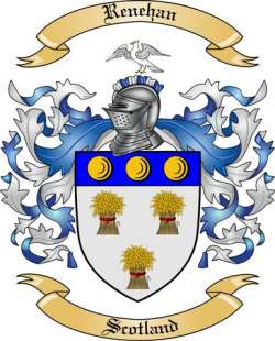 Renehan Family Crest from Scotland