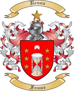 Renou Family Crest from France