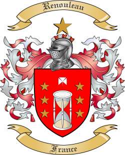 Renouleau Family Crest from France