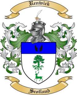 Renwick Family Crest from Scotland
