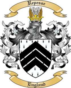 Repesse Family Crest from England