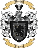 Reshell Family Crest from England