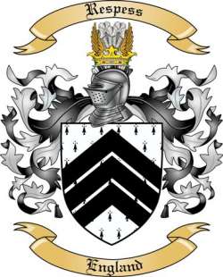 Respess Family Crest from England