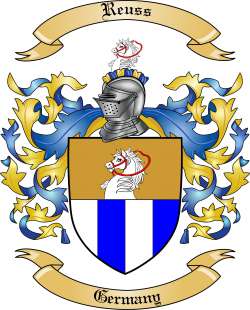 Reuss Family Crest from Germany