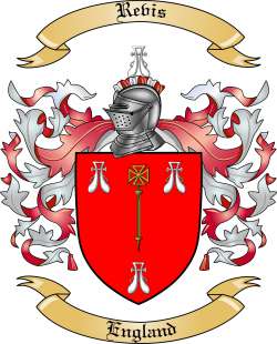 Revis Family Crest from England
