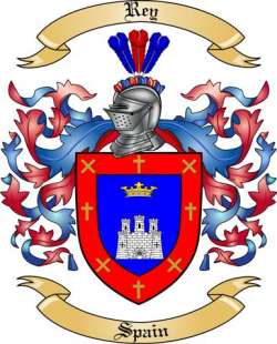 Rey Family Crest from Spain