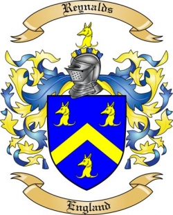 Reynalds Family Crest from England