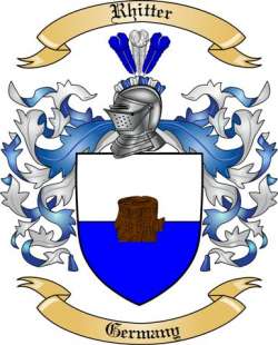 Rhitter Family Crest from Germany