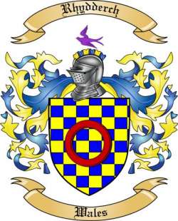 Rhydderch Family Crest from Wales2