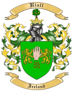 Riall Family Crest from Ireland