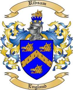 Ribsam Family Crest from England