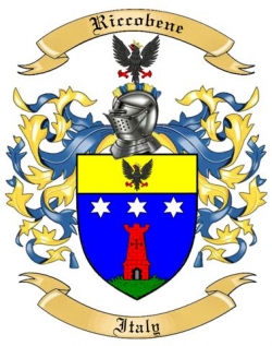 Riccobene Family Crest from Italy