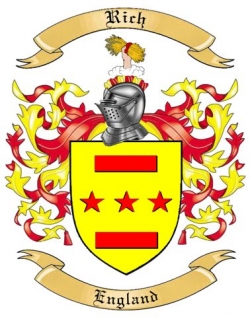 Rich Family Crest from England