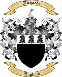 Richards Family Crest from England
