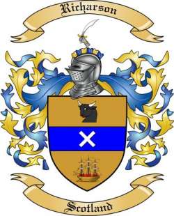 Richarson Family Crest from Scotland