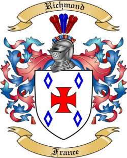 Richmond Family Crest from France