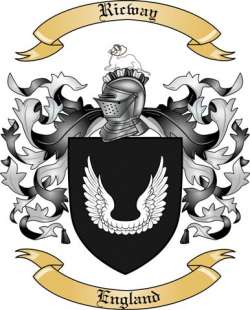 Ricway Family Crest from England