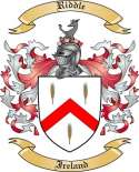 Riddle Family Crest from Ireland