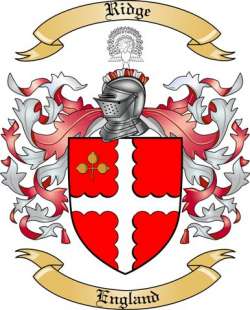 Ridge Family Crest from England2