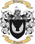 Ridgway Family Crest from England