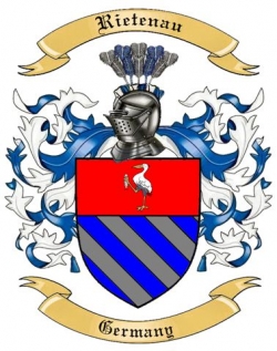 Rietenau Family Crest from Germany