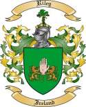Riley Family Crest from Ireland