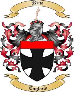 Rine Family Crest from England